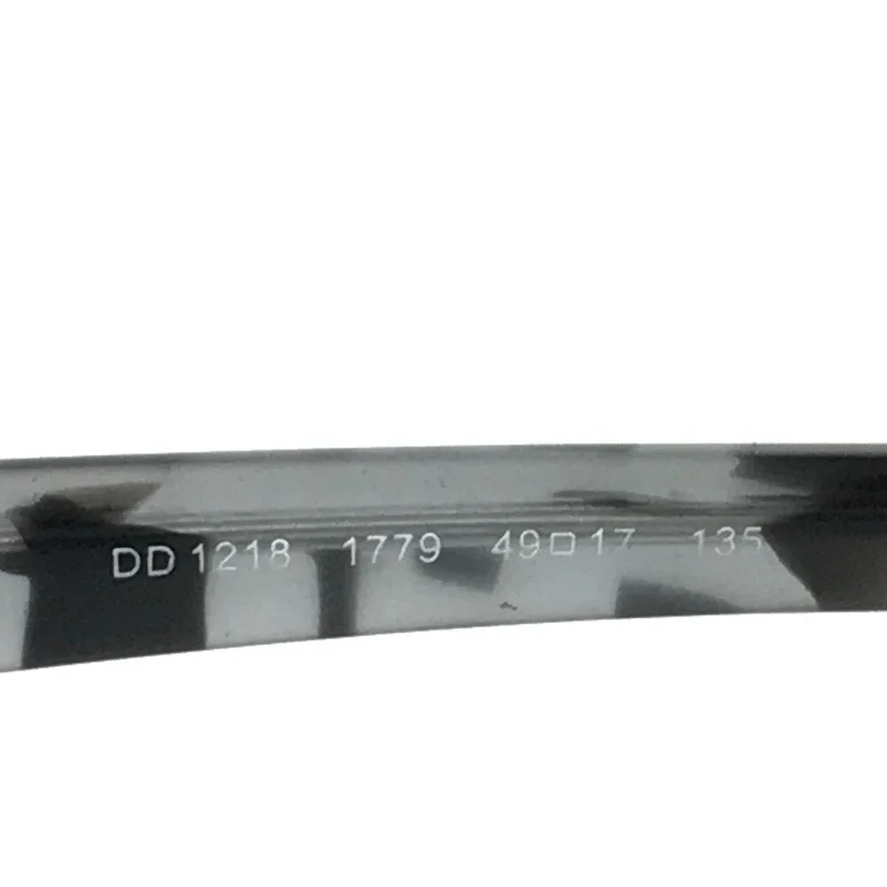 Dolce & Gabbana Eyeglasses Frames DD1218 1779 Black Grey Tortoise 49-17-135